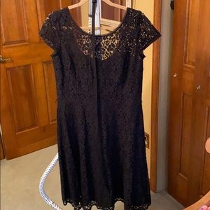 White House black market black lace dress